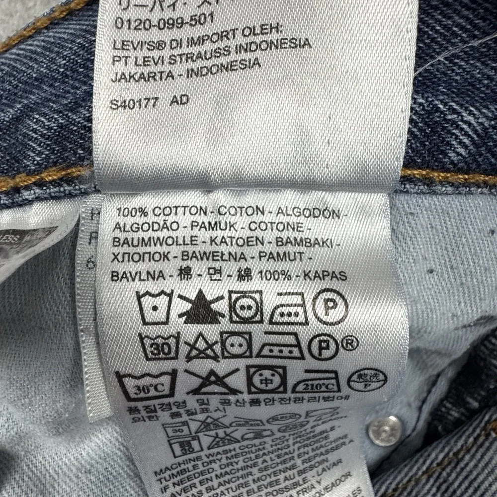 Levi's 505 Jeans Mens 34x29 Classic‎ Straight Fit Cotton Denim Casual Basic Work
